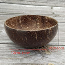 Axya Coconut Bowls Set: Handcrafted Tableware for Fruit, Desserts, Soup, and More