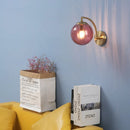 Axyaa Glass Wall Lamps: LED Indoor Wall Light for Living Room, Hallway, and Bedroom