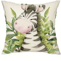 Axyaa Jungle Animal Pattern Printed Pillowcase for Home Decoration