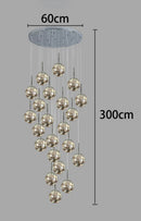Axyaa Modern Living Room Chandeliers LED Ceiling Hanging Lights Indoor Lighting