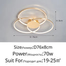 Axyaa Nordic LED Ceiling Light for Bedroom, Living Room, Study, Modern Home Decor