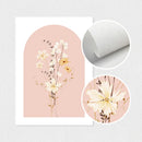 Watercolor Flower Canvas Wall Art Set by Axyaa - Modern, Bohemian, Chic Bedroom Decor