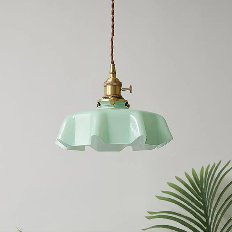 Axyaa Retro Glass Pendant Light - LED E27 Bar Hotel Decor Fixture