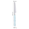 Axyaa Pearl Byen Ceramic Handle Cutlery Spoon Fork Set