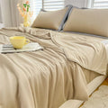 Axyaa Silk Summer Quilt - Cool & Machine Washable Thin Quilt