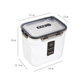 Axyaa Food Storage Canister Set | Keep Grains Fresh in Sealed Containers & Dispensers
