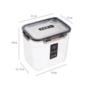 Axyaa Food Storage Canister Set | Keep Grains Fresh in Sealed Containers & Dispensers