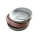 Axya Marble Ceramic Soy Sauce Dishes Set - Nordic Creative Round Kitchen Seasoning Dish