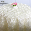 Axyaa Petal Rose Tablecloth: Modern 3D Design for Wedding and Hotel Tables