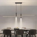 Axyaa Modern Minimalist Line Suspension LED Pendant Lamp for Kitchen Dining Table