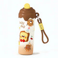 Axyaa Ice Cream Thermal Water Bottle with Straw: 316 Stainless Steel Insulated Cup