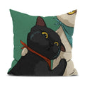 Axyaa Couple Car Decor Pillow Cover Set for Sofa 4 Sizes - Express Your Style!