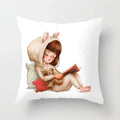 Axyaa Lovely Cartoon Pattern Cushion Cover 45*45cm
