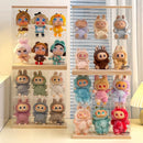 Labubu Plush Dolls Display Box Dustproof Organizer Cabinet for Axyaa Toys