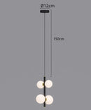 Axyaa Modern Dining Room Pendant Light LED Chandelier Ceiling Lamp Interior Lighting