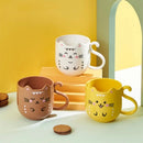 Axyaa Creative Cat Mouthwash Cup for Children - Drop Resistant Plastic Water Cup