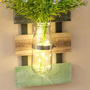 Axyaa Seasonal Wooden Wall Vases Set - Farmhouse Decor for Home