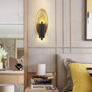 Nordic Metal Tube Resin Wall Lights by Axyaa - Gold/Silver, Modern Living Room Sconce