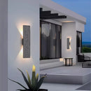 Axyaa Outdoor LED Wall Sconce Aluminum Light Fixture for House Patio Garage Decor