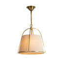 Axyaa White Fabric Cone Chandelier Pendant Lights for Kitchen & Living Room