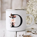 Enamel Creative Coffee Cups Vintage Design by Axyaa