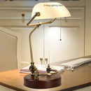 Axyaa Green Glass Cover Table Lamp with Light Bulbs