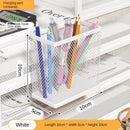 Axyaa Metal Pen Holder Wall Mounted Storage Box for Office & Student Desk