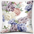 Pink Flower Pattern Cushion Cover by Axyaa - 45x45cm Decorative Pillowcase
