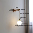 Axyaa Nordic LED Wall Lamp with Flower Shade & Switch, White Ceramic Glass Interior Decor