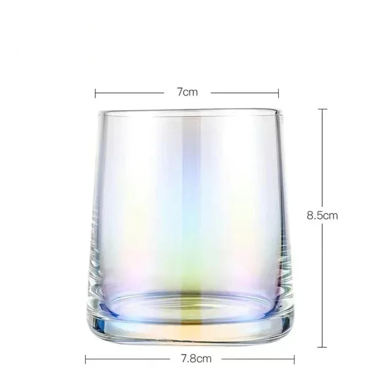 Axyaa 270ML Glass Mug - Modern Simple Style for Tea, Coffee, Juice & Water