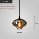 Axyaa Modern Glass Chandeliers for Dining Living Room Kitchen Office Coffee Hanging Lamp