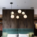 Axyaa Glass Chandelier: Luxury Nordic Designer G9 Hanging Lights for Home Décor