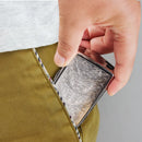 Axya Chrome Plated Metal Cigarette Case with Gift Box, Portable & Anti-Pressure