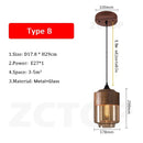Axyaa Industrial Retro LED Pendant Lights Chandelier for Home Decor and Dining Room