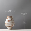 Retro Ceramic Vases by Axyaa: Stylish Dried Flower Vases & Creative Home Decor Ornaments