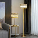 Axyaa Nordic Brass Floor Lamp: Modern Luxury for Living Room & Bedroom