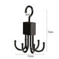 Axyaa Rotating Multi-Claw Belt Rack & Closet Organizer