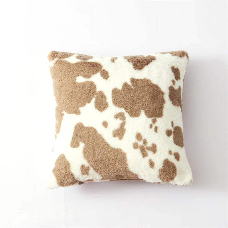 Cow Pattern Pillow Cover 45x45cm by Axyaa: Home Decor for Sofa Living Room