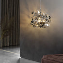 Axyaa Modern Leaf Chandelier for Living Room Dining Bar Decor
