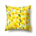 Axyaa Yellow Plant Landscape Print Decorative Cushion Cover 45X45CM