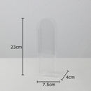 Acrylic Round Vase by Axyaa: Transparent Geometric Plant Pots for Stylish Room Decor