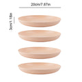 Axyaa Eco-Friendly Wheat Straw Dinner Plates Set - 4pcs Full Tableware & Dinnerware