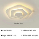 Axyaa LED Multilayer Ceiling Lamp with Remote Control for Modern Home Decor