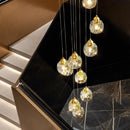 Axyaa Modern LED Ceiling Chandelier for Bedroom and Dining Room
