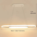 Axyaa Elliptical Pendant Lights: Modern Minimalist Lighting Fixtures for Home and Office