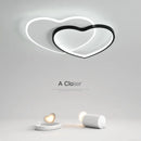 Axyaa Heart LED Ceiling Lamp | Modern Love Design | Warm Lighting for Bedroom