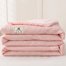 Axyaa Solid Color Simple Summer Quilt | Lightweight Air Conditioner Quilt for Dormitory