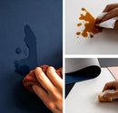 Axyaa Round PU Leather Placemats & Coaster Set for Kitchen and Coffee Shop
