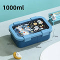 Axyaa Large Capacity Bento Box with Soup Bowl, Spoon - Children's School, Picnic Lunch Container