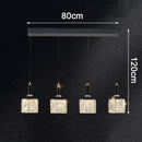Axyaa Crystal Chandelier Pendant Light for Living Room and Bedroom
